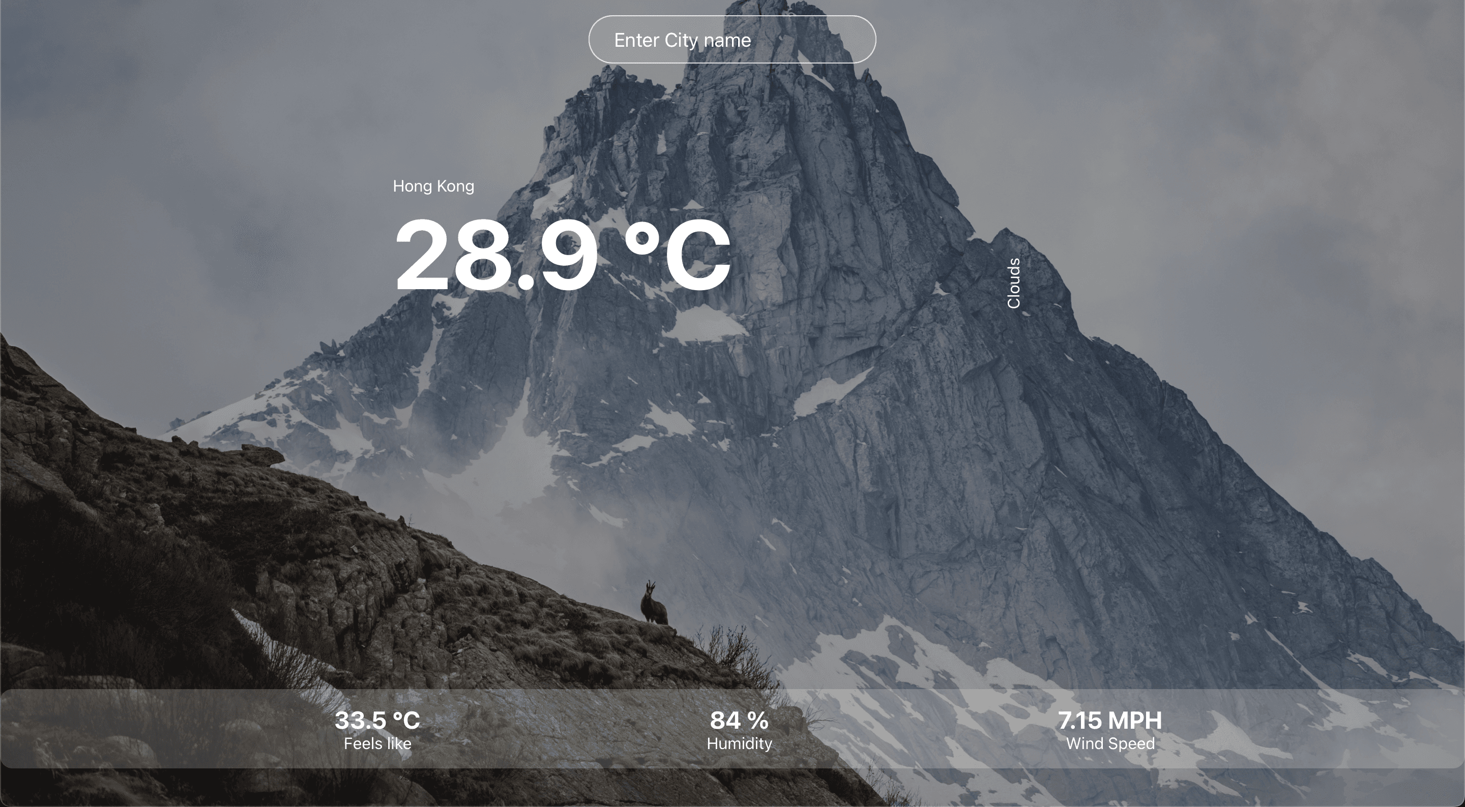 Weather Web-app Throught Open Weather API